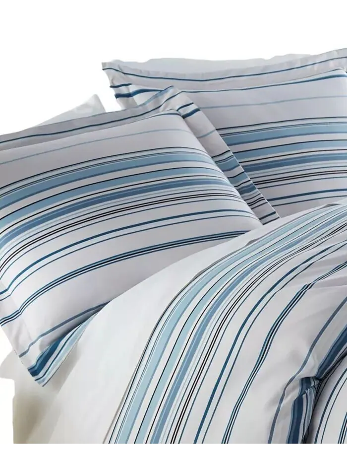 Комплект из трех предметов: одеяло и накидка в полоску, Full/Queen Southshore Fine Linens — изображение 2 из 5, тауп