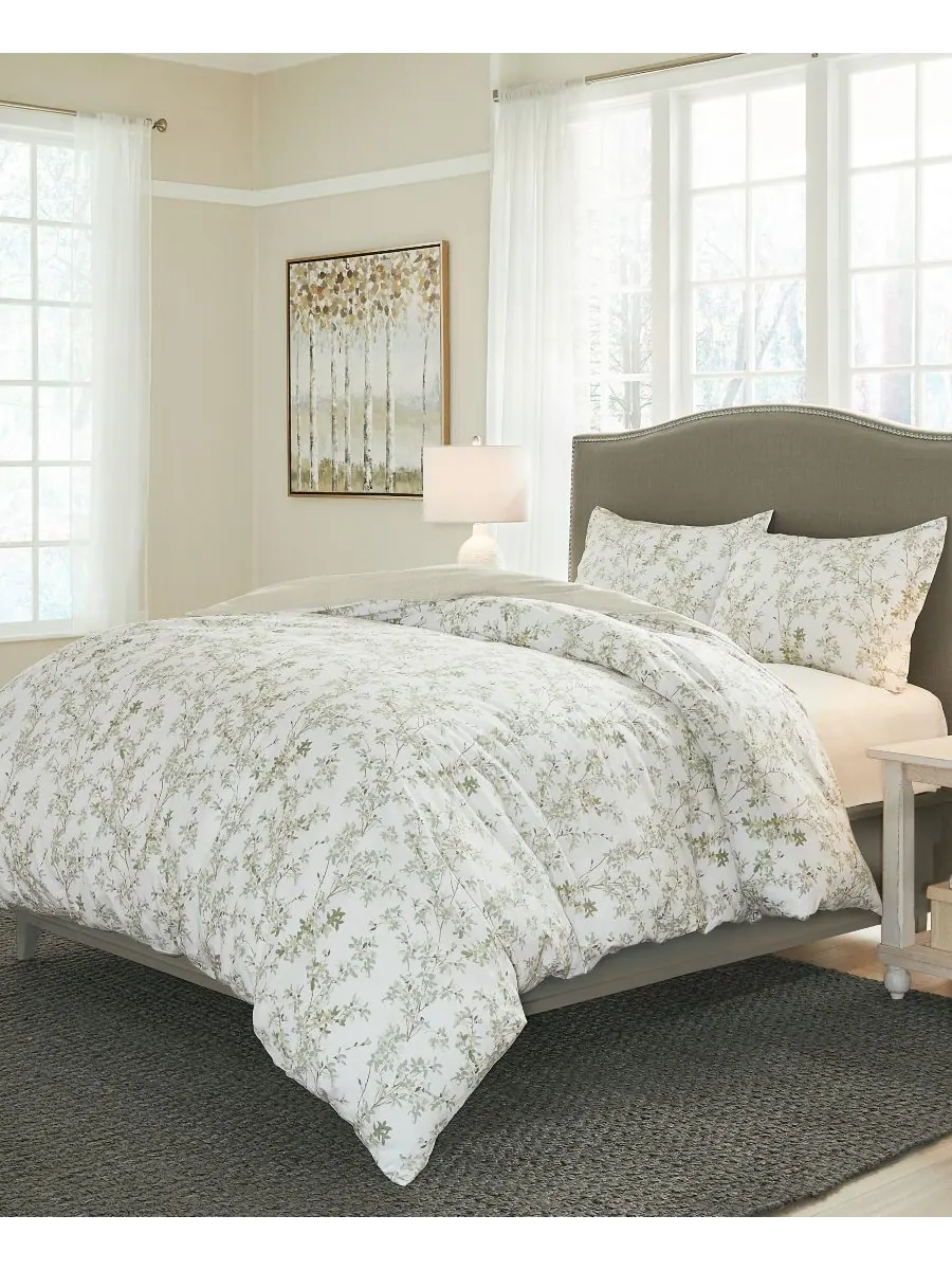 Комплект постельного белья Lindy Cotton, двусторонний, 2 предмета, размер Twin Laura Ashley — изображение 3 из 10