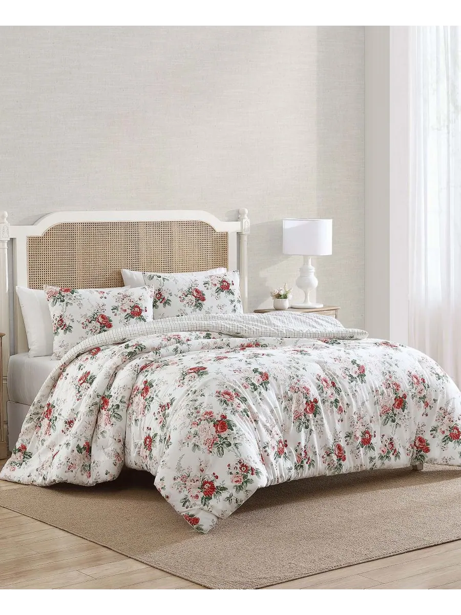 Комплект постельного белья Ashfield из фланелевой ткани, 3 предмета, размер King Laura Ashley — изображение 6 из 9