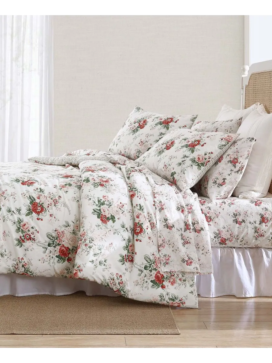 Комплект постельного белья Ashfield из фланелевой ткани, 3 предмета, размер King Laura Ashley — изображение 7 из 9