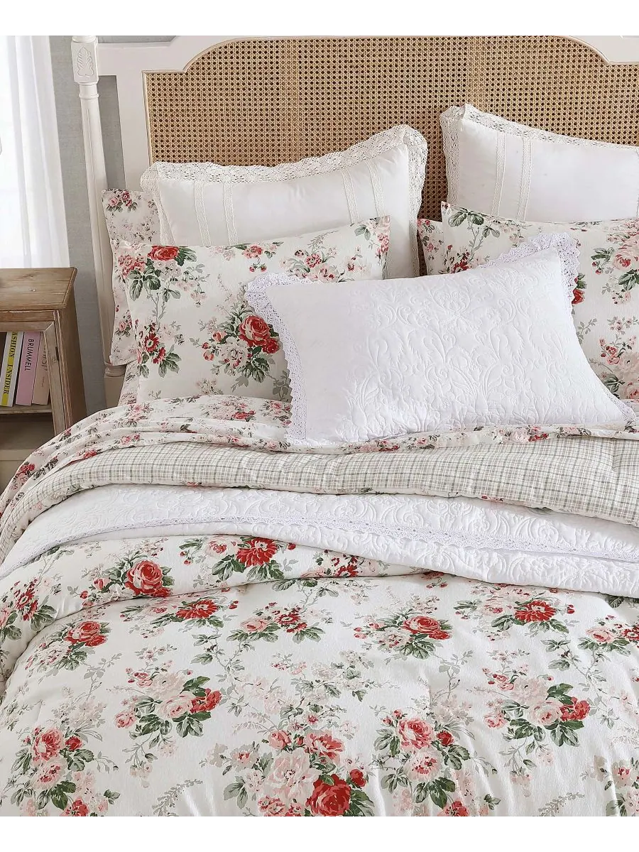 Комплект постельного белья Ashfield из фланелевой ткани, 3 предмета, размер King Laura Ashley — изображение 9 из 9