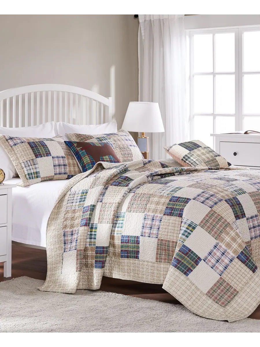 Комплект постельного белья Oxford из 3 предметов, размер Full/Queen Greenland Home Fashions — изображение 1 из 4, мульти