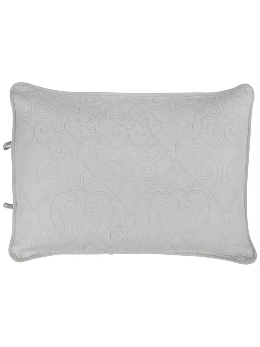 Комплект из двух двусторонних хлопковых стеганых одеял felicity, размер twin. Laura Ashley — изображение 2 из 8, серый