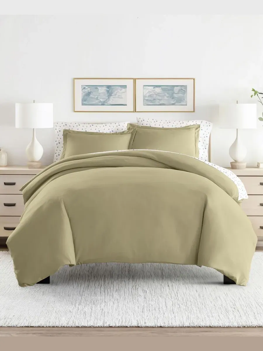 Комплект постельного белья 8 предметов с пододеяльником и одеялом, Queen ienjoy Home, Soft Floral