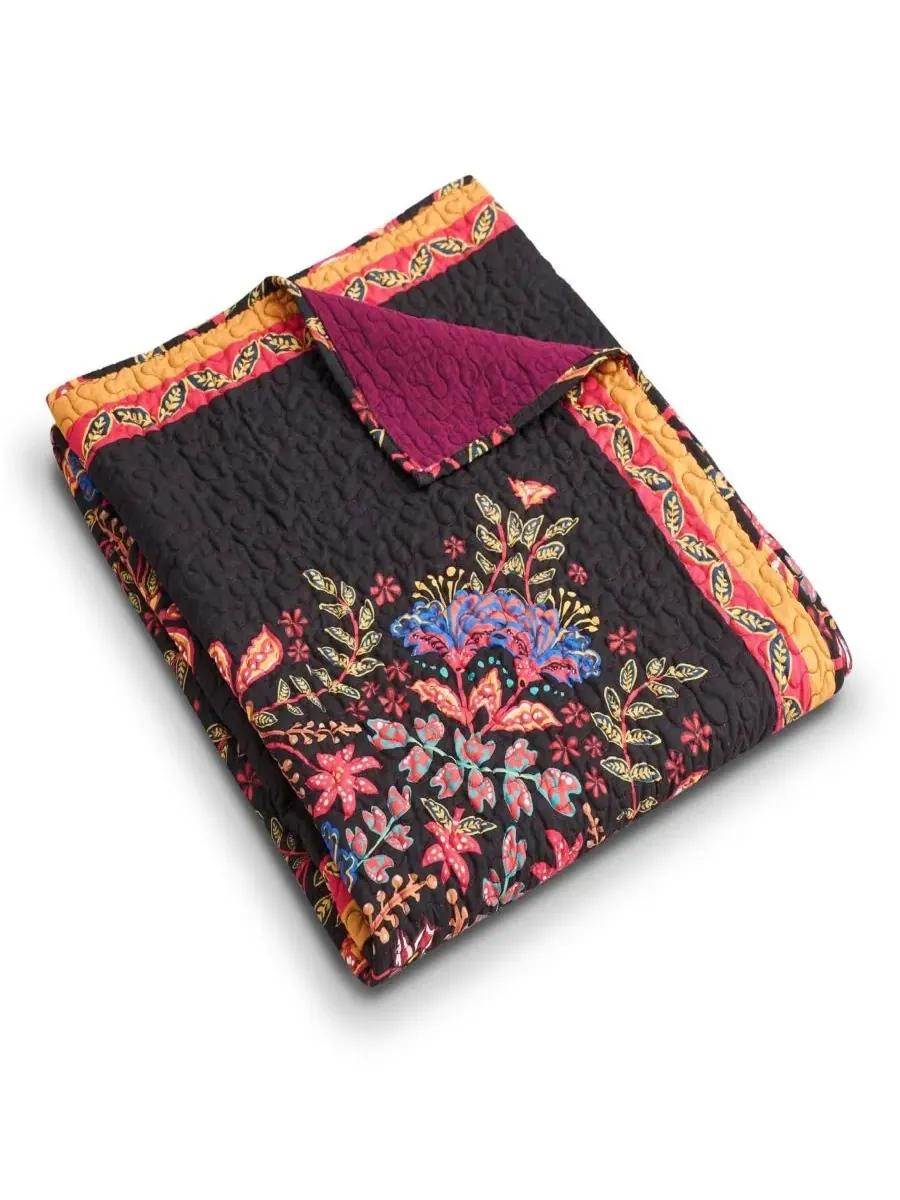 Плед Jessa Vintage Boho Blend, 127 x 152 см Greenland Home Fashions — изображение 1 из 6, синий