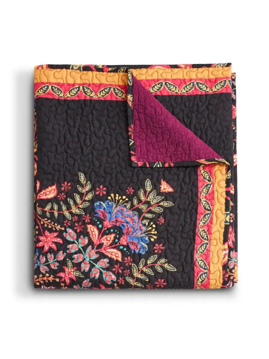 Плед Jessa Vintage Boho Blend, 127 x 152 см Greenland Home Fashions — изображение 3 из 6, синий
