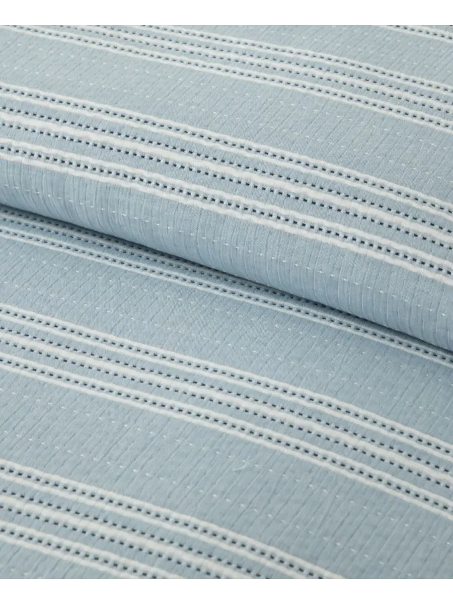 Комплект постельного белья Home Clayton Textured из 3 предметов, размер Queen Levtex — изображение 6 из 6, синий