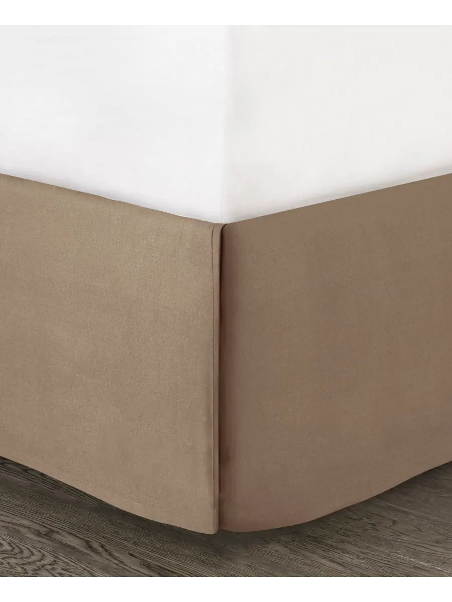 Комплект постельного белья Boone Microsuede из 7 предметов, размер King Madison Park — изображение 7 из 10, бежевый
