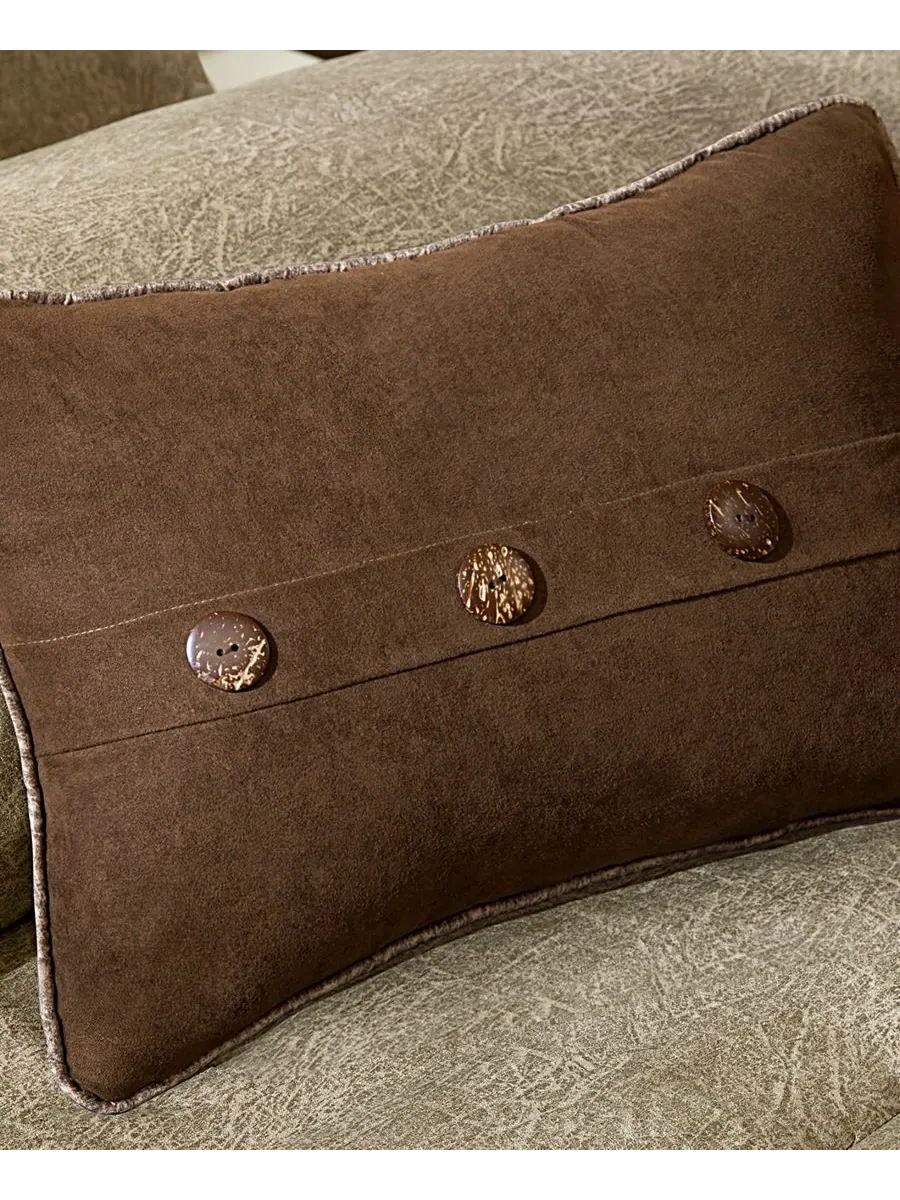 Комплект постельного белья Boone Microsuede из 7 предметов, размер King Madison Park — изображение 4 из 6, коричневый