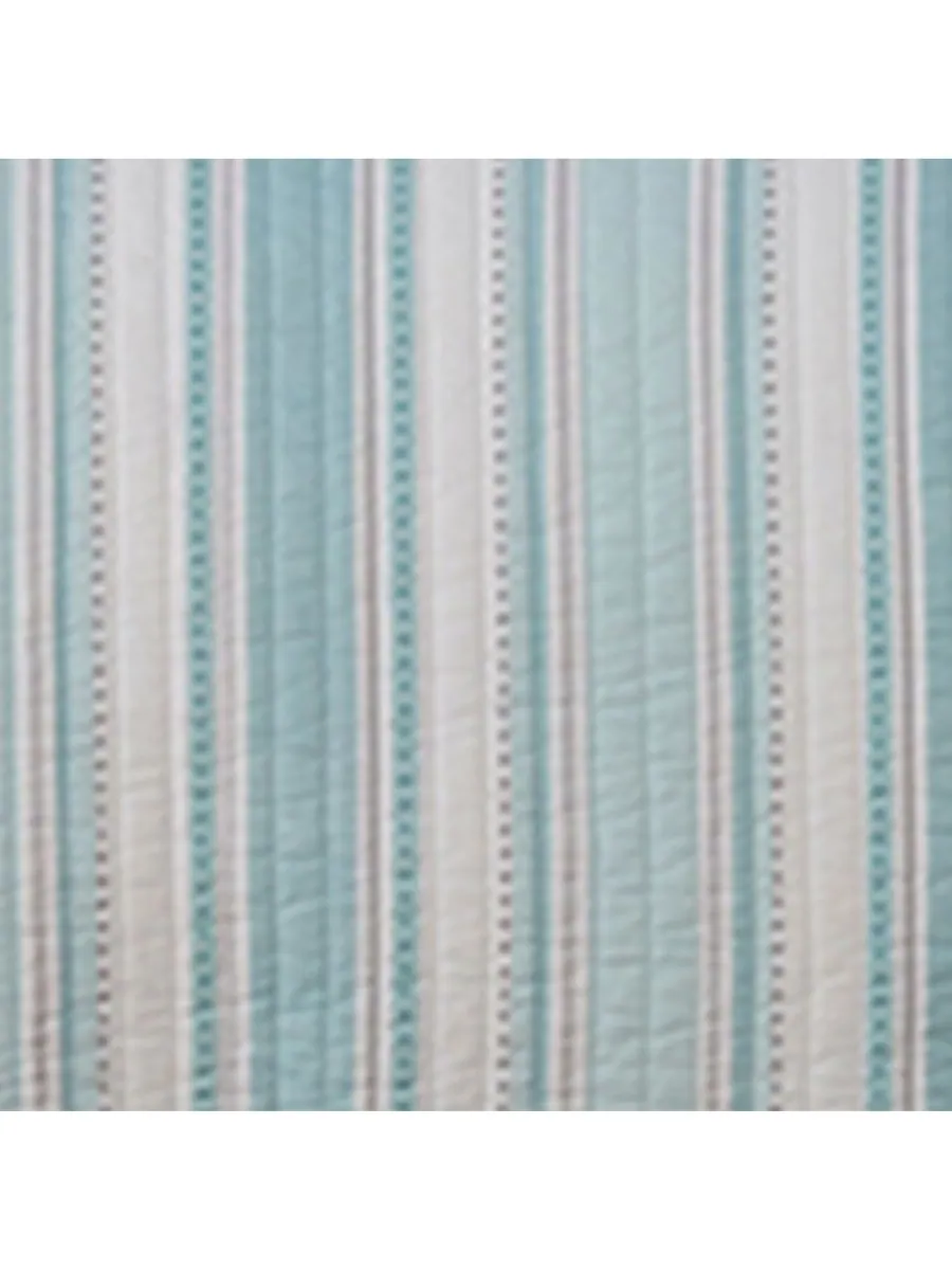 Двусторонний комплект постельного белья Cape Coral Stripe из 3 предметов, размер Full/Queen Levtex — изображение 2 из 3