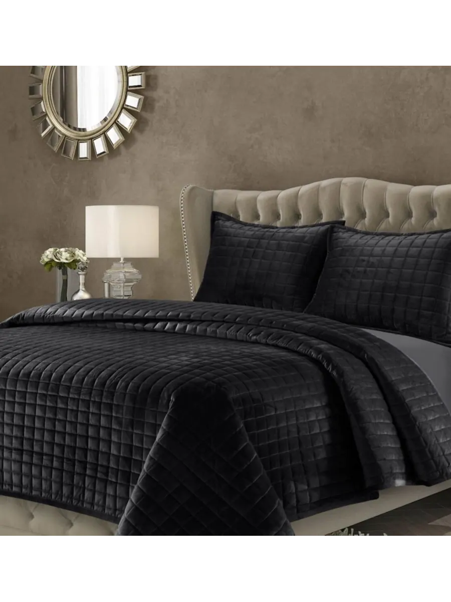 Комплект постельного белья Florence Velvet Solid Oversized, размер Queen Tribeca Living
