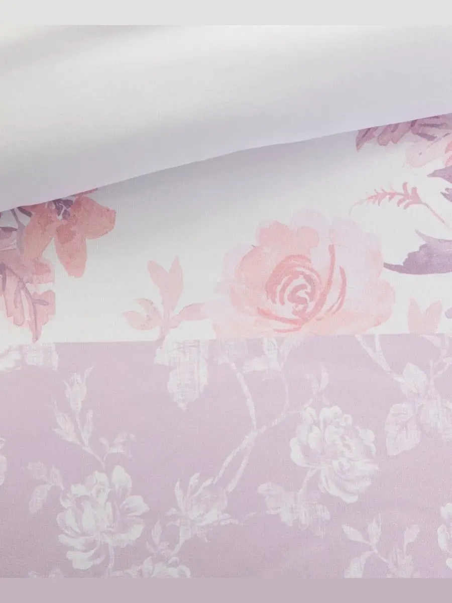 Комплект постельного белья Oliena Floral Paisley из 5 предметов, размер Full/Queen Intelligent — изображение 3 из 10, розовый