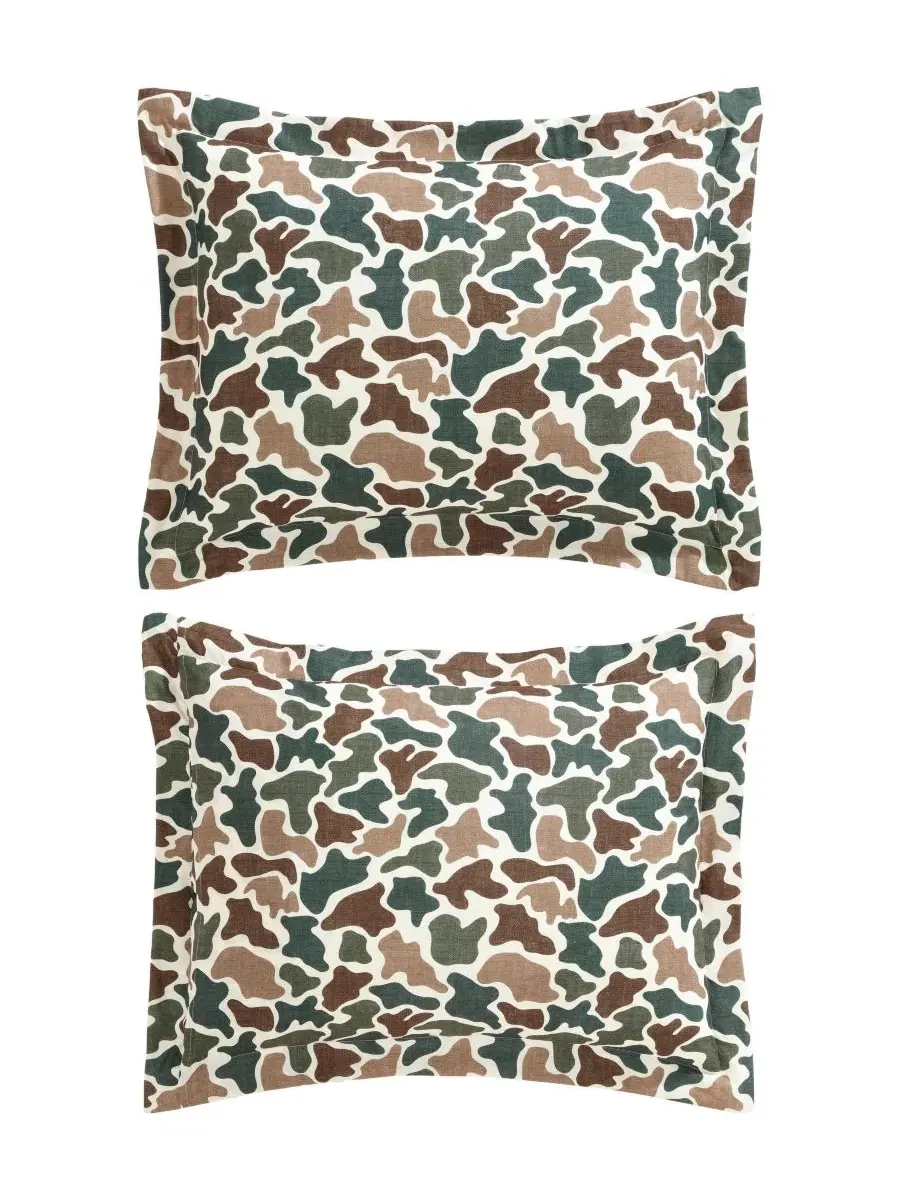Комплект постельного белья Mod Camo Print, 5 предметов, размер Twin/Twin XL Eddie Bauer — изображение 7 из 7, зеленый