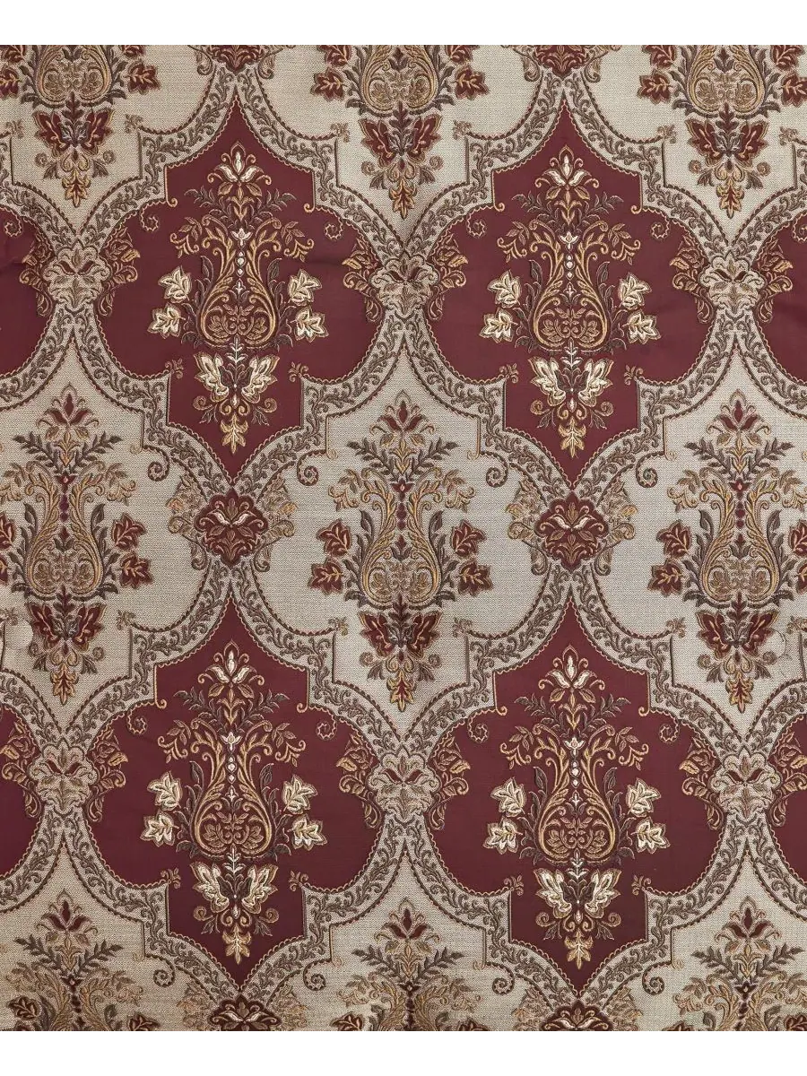 Комплект стеганого одеяла Phyllis Woven Damask, 4 предмета, King J Queen New York — изображение 8 из 8, бордо