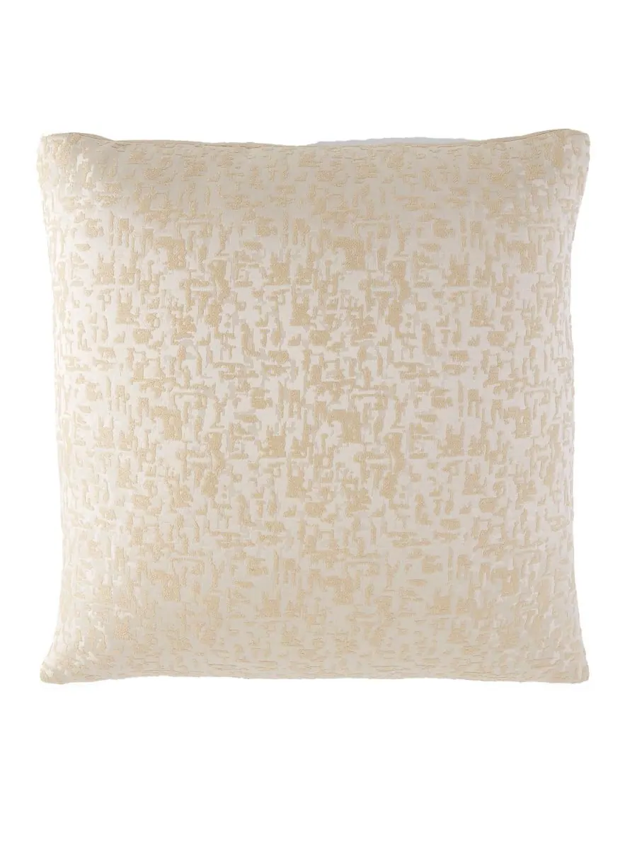 Фрагментная тканая наволочка, европейская Donna Karan Home, Gold, European Sham
