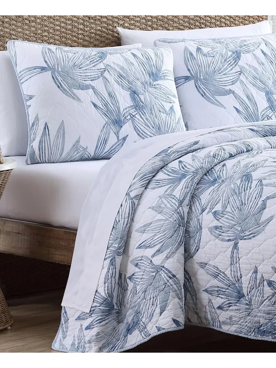 Кайо двусторонний, 2 шт. Комплект одеял, Твин Tommy Bahama Home — изображение 2 из 8, синий