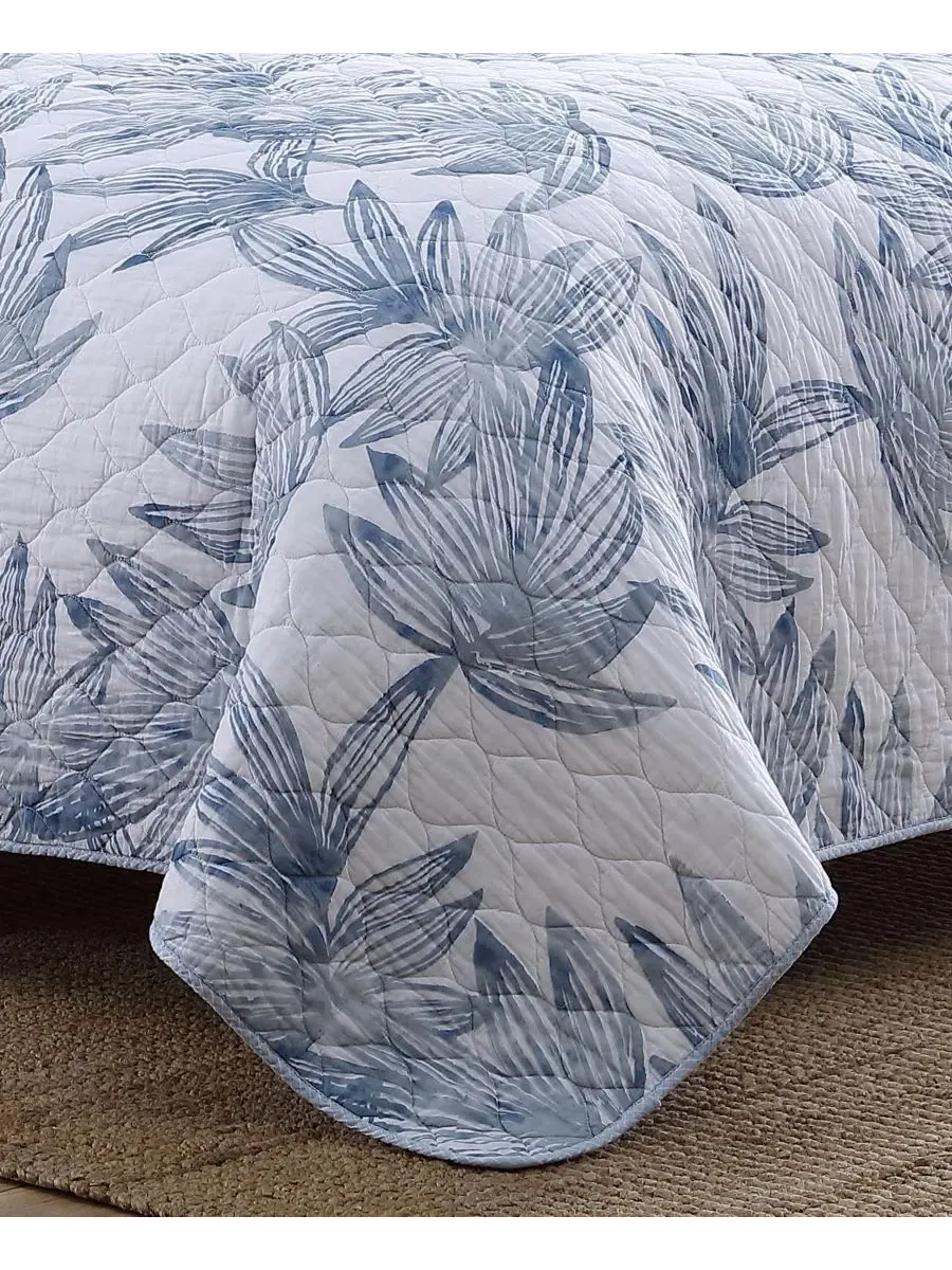 Кайо двусторонний, 2 шт. Комплект одеял, Твин Tommy Bahama Home — изображение 5 из 8, синий