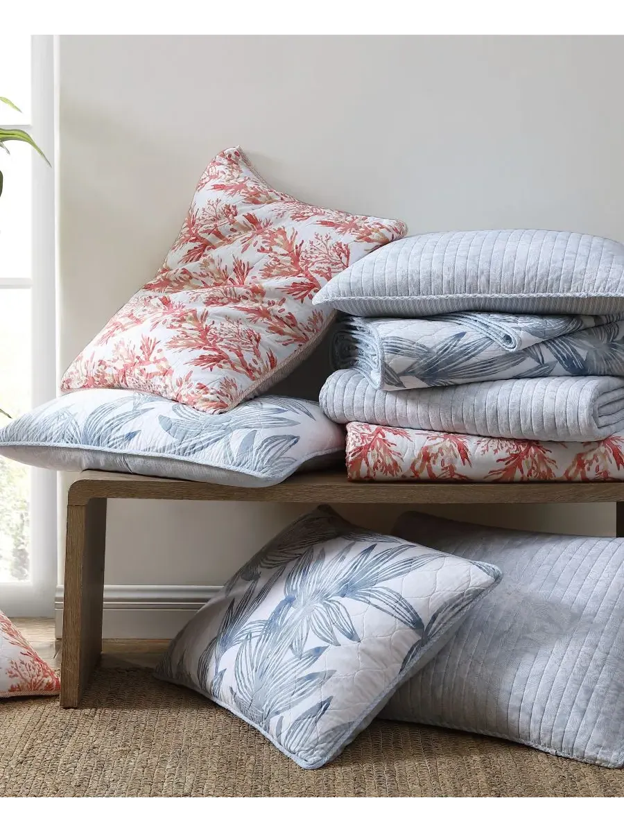 Кайо двусторонний, 2 шт. Комплект одеял, Твин Tommy Bahama Home — изображение 7 из 8, синий