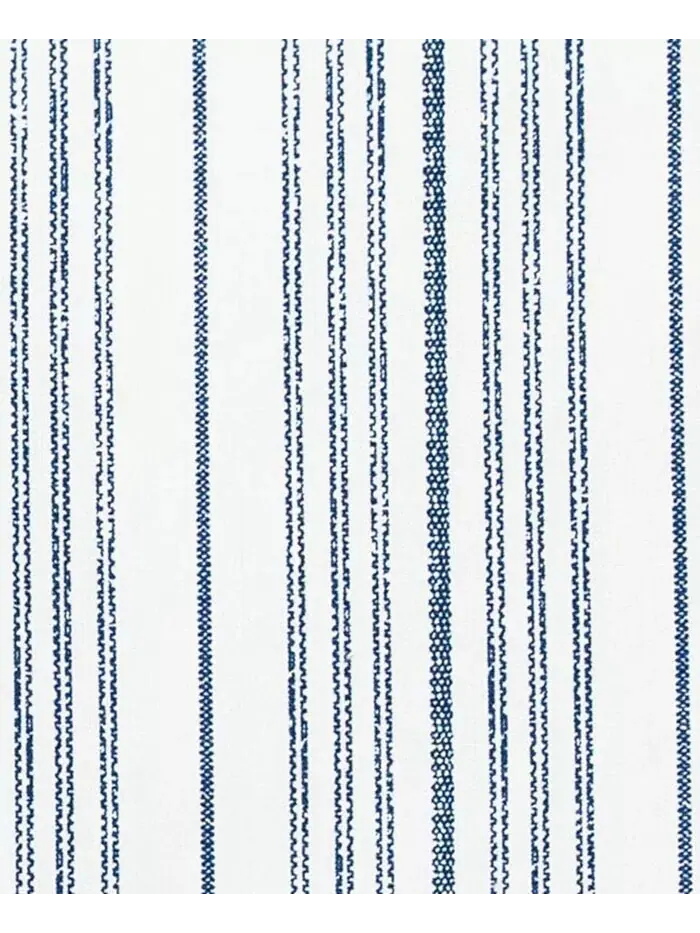 Комплект простыней из хлопкового перкаля в полоску Beaux Stripe Nautica — изображение 2 из 7, синий