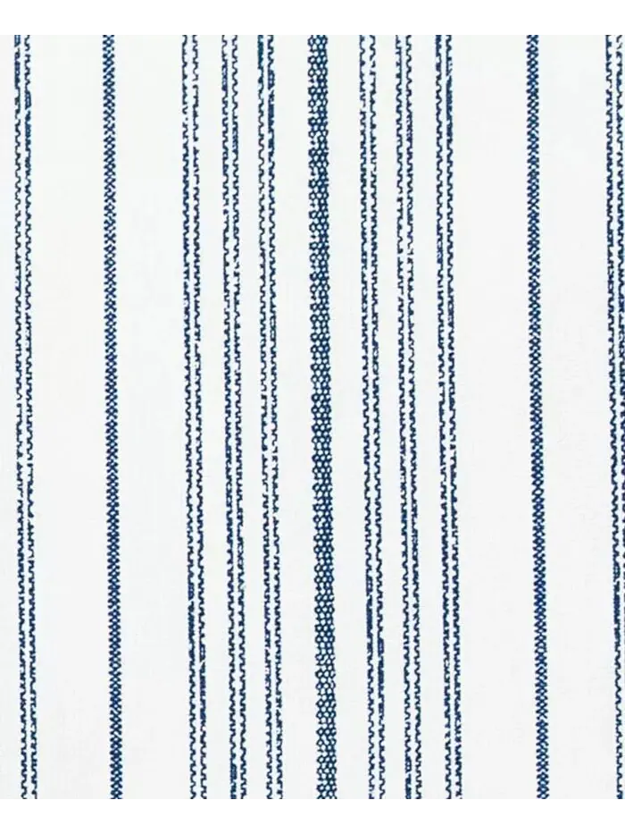 Комплект простыней из хлопкового перкаля в полоску Beaux Stripe Nautica — изображение 5 из 7, синий