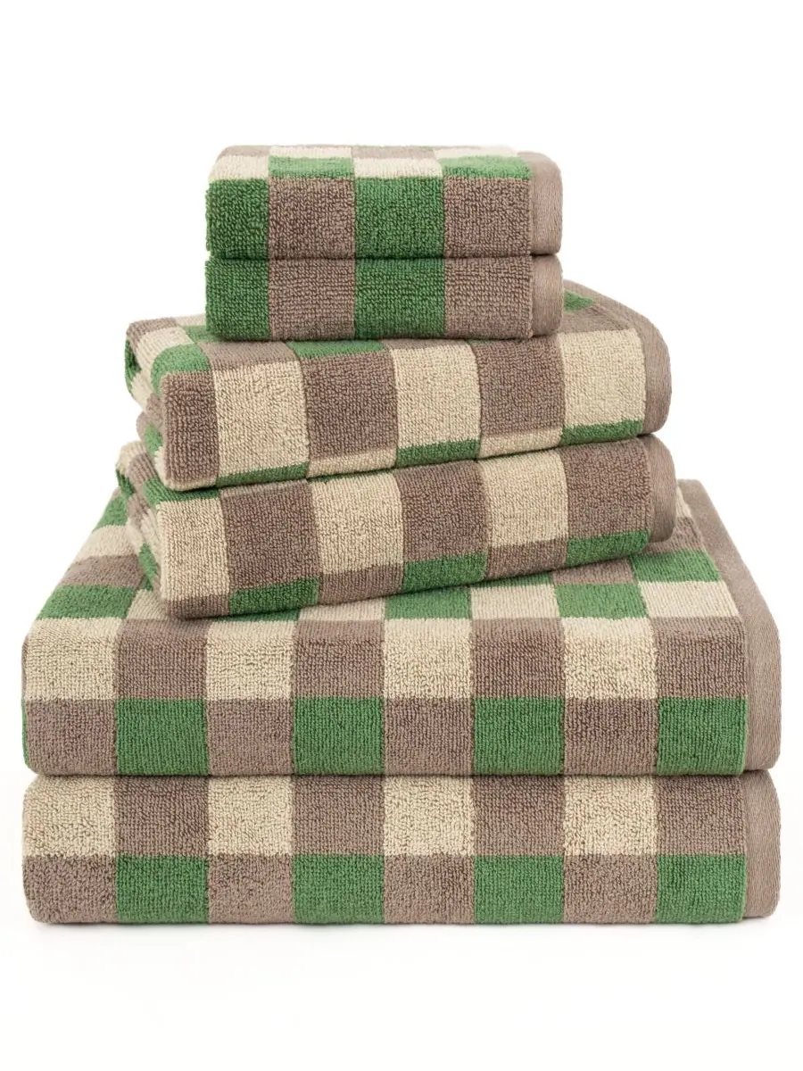Роскошный модный набор полотенец из турецкого хлопка, 6 предметов American Soft Linen