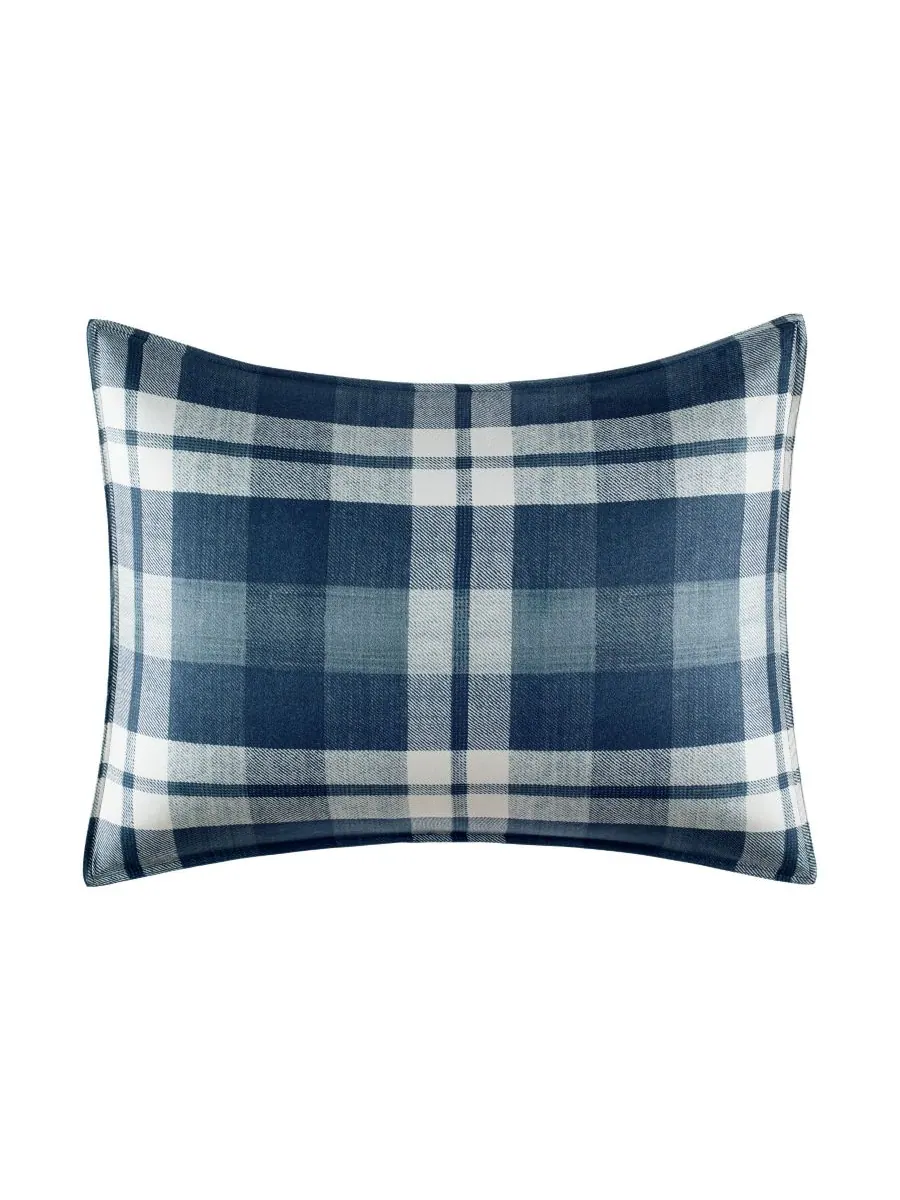 Комплект постельного белья Crossview Plaid Microseumed из 3 предметов, размер Full/Queen Nautica — изображение 5 из 5