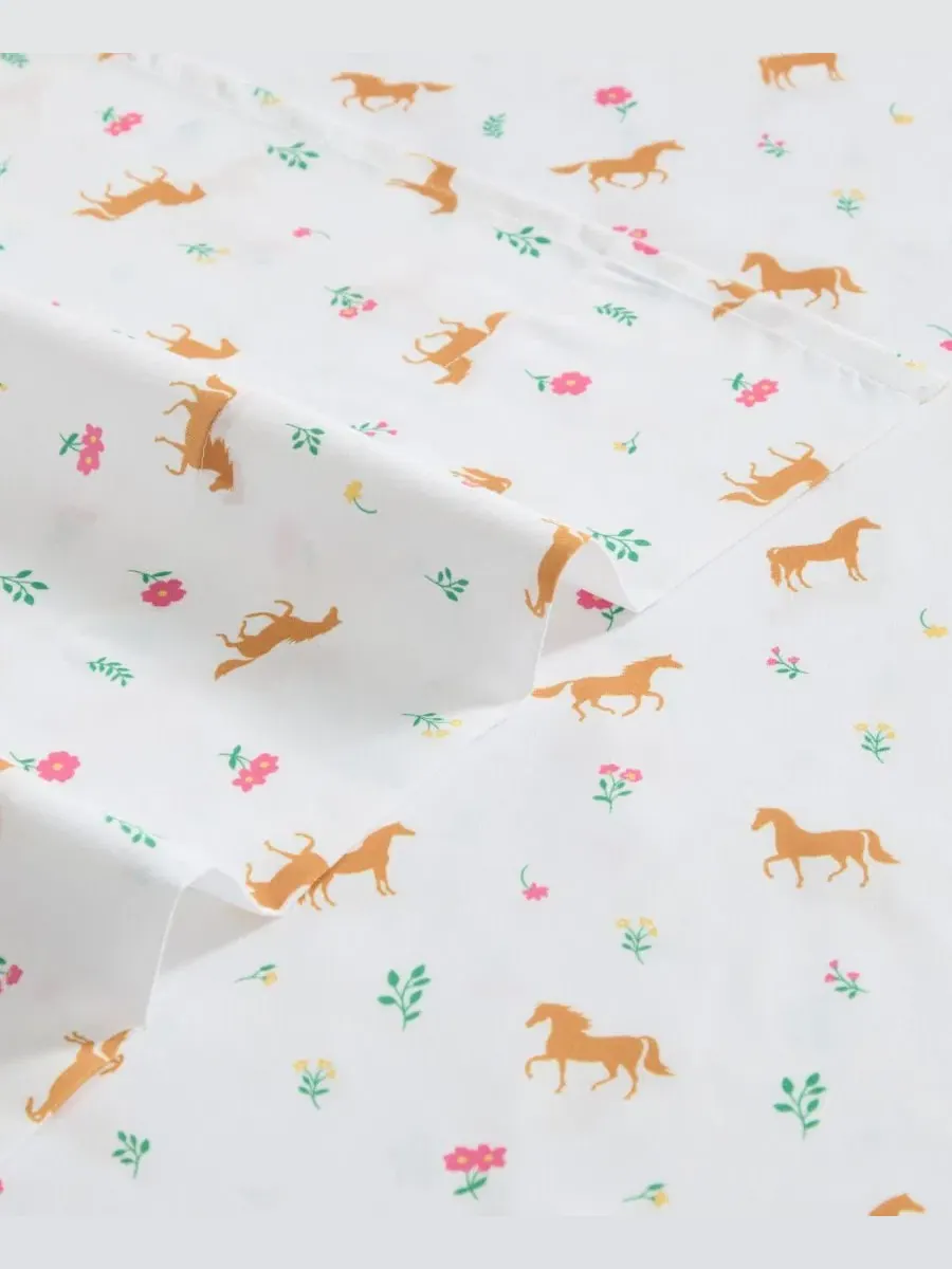 Комплект постельного белья из микрофибры с принтом Wrangler Horse Meadow, Twin Wrangler Kids — изображение 3 из 7