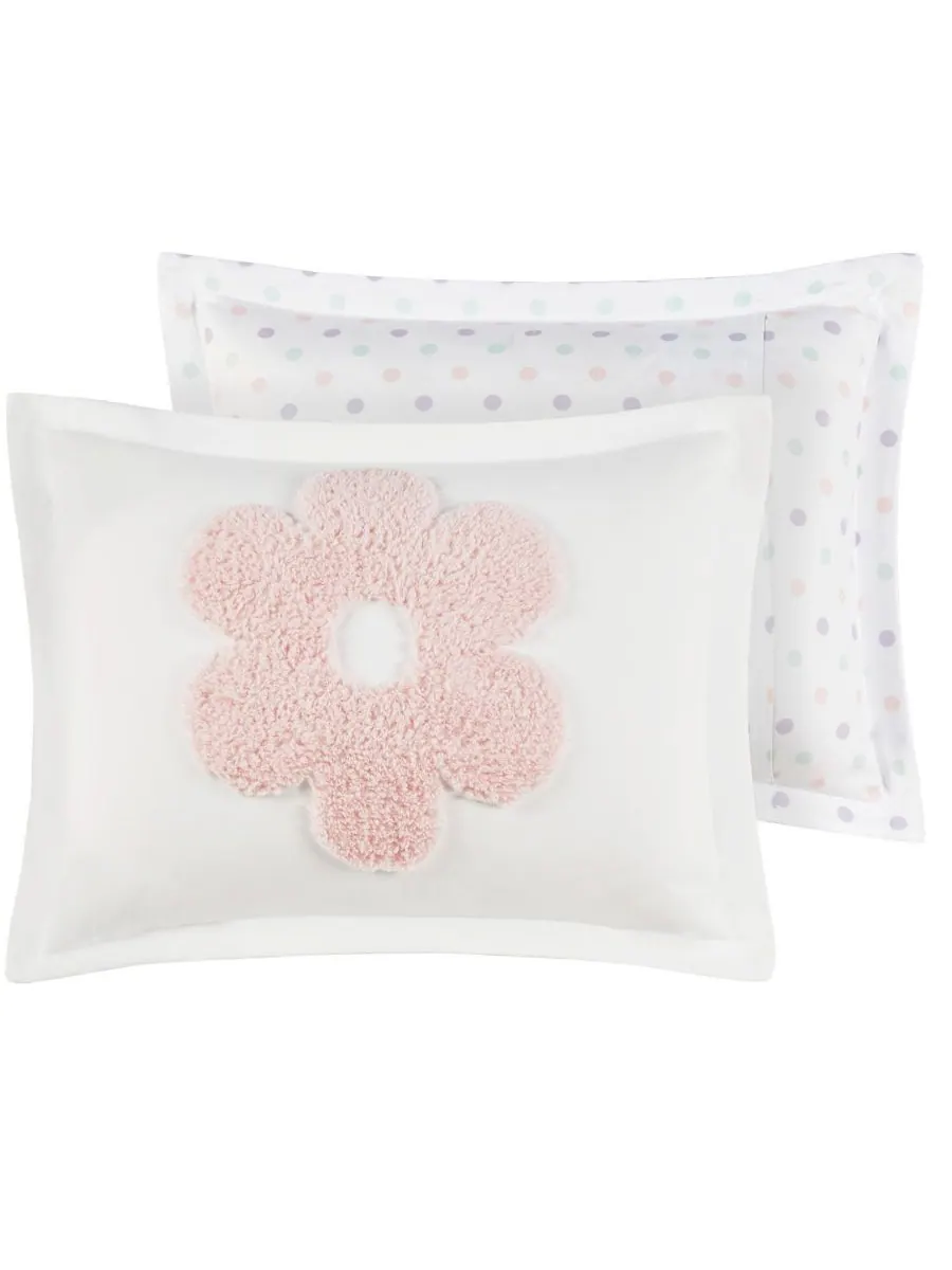 Комплект постельного белья Intelligent Design Gracie Floral Reversible из 4 предметов, размер — изображение 8 из 10