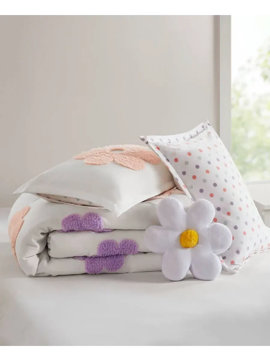 Комплект постельного белья Intelligent Design Gracie Floral Reversible из 4 предметов, размер — изображение 6 из 10