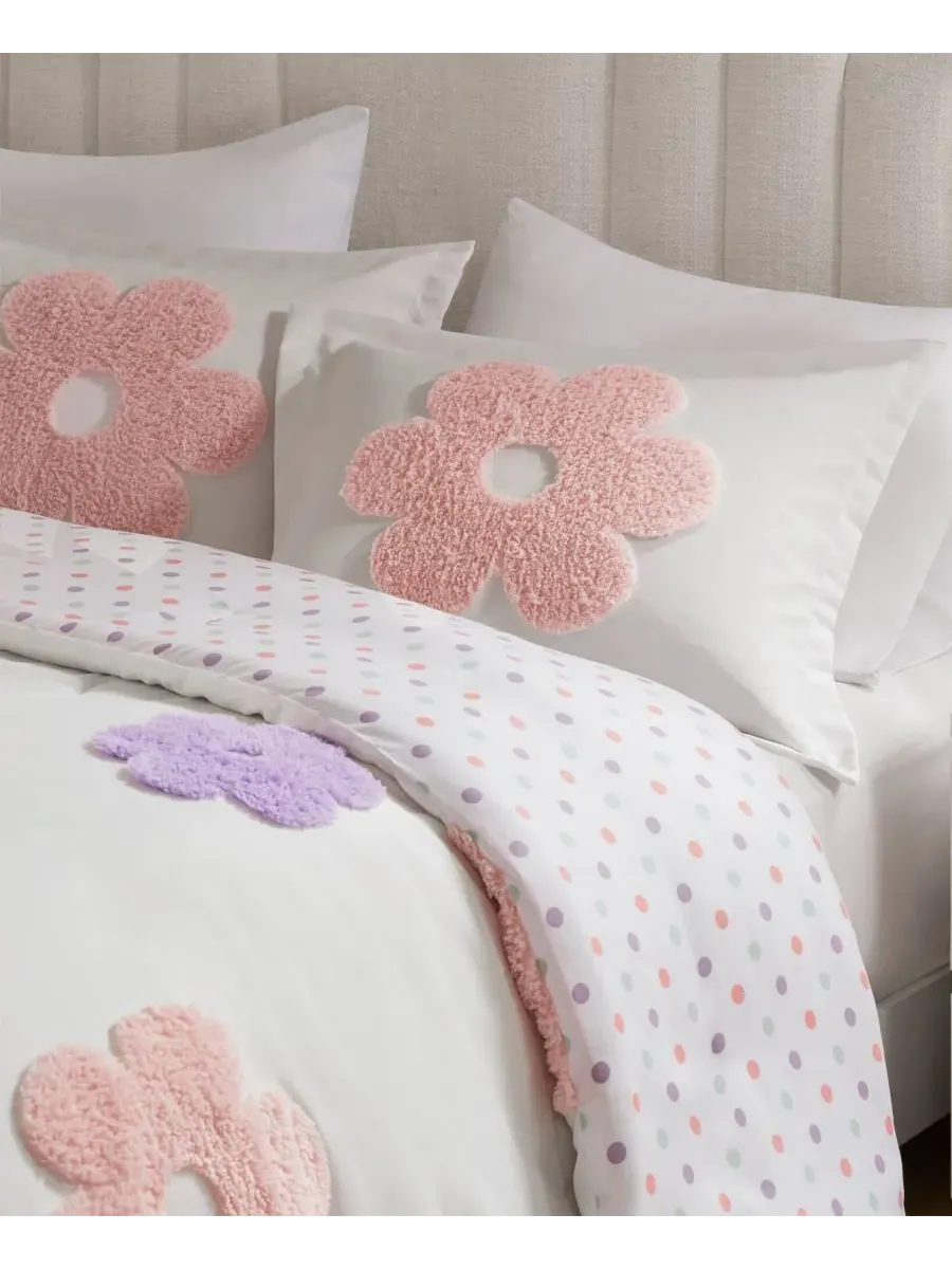 Комплект постельного белья Intelligent Design Gracie Floral Reversible из 4 предметов, размер — изображение 8 из 10