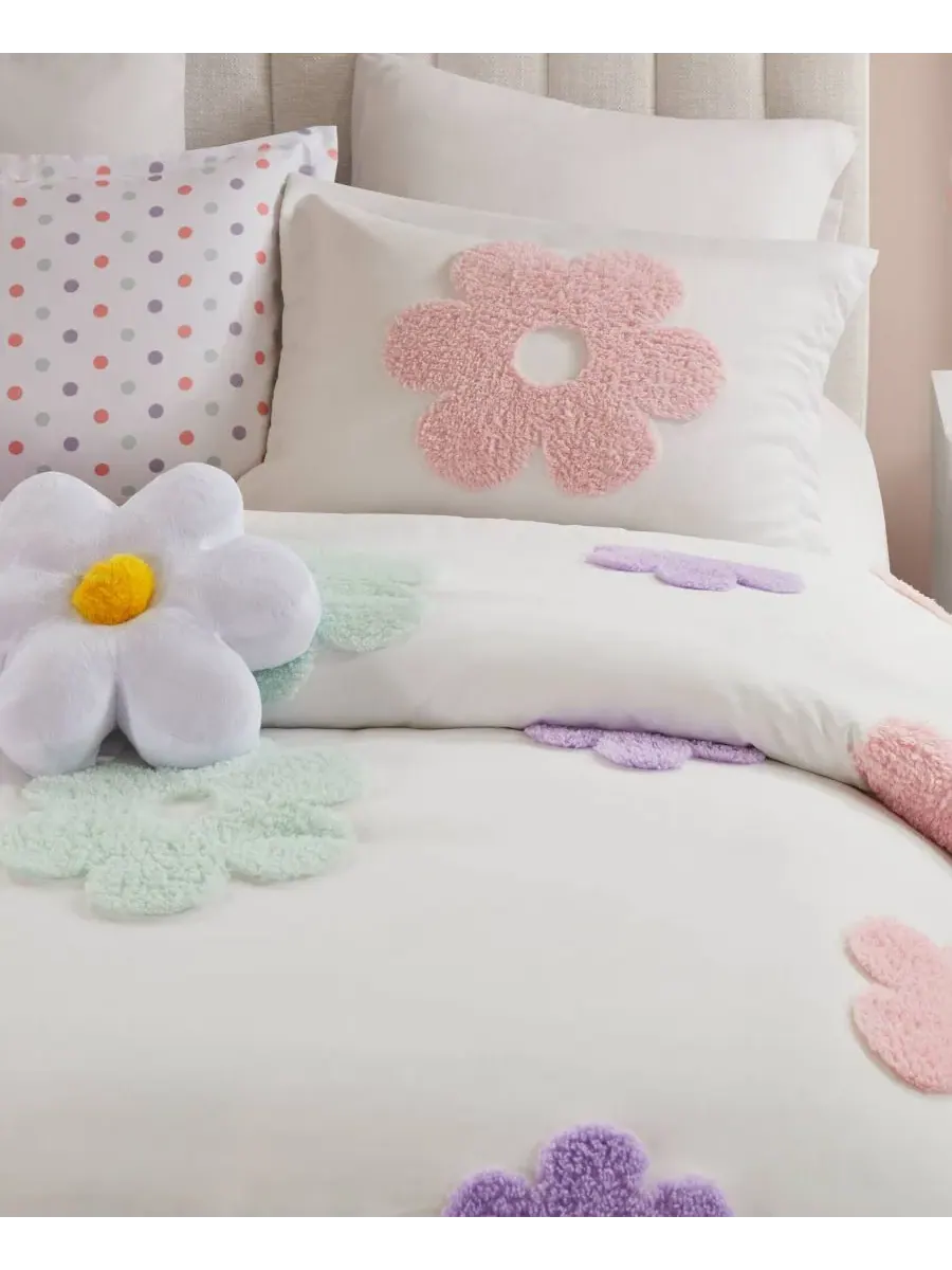 Комплект постельного белья Intelligent Design Gracie Floral Reversible из 4 предметов, размер — изображение 9 из 10