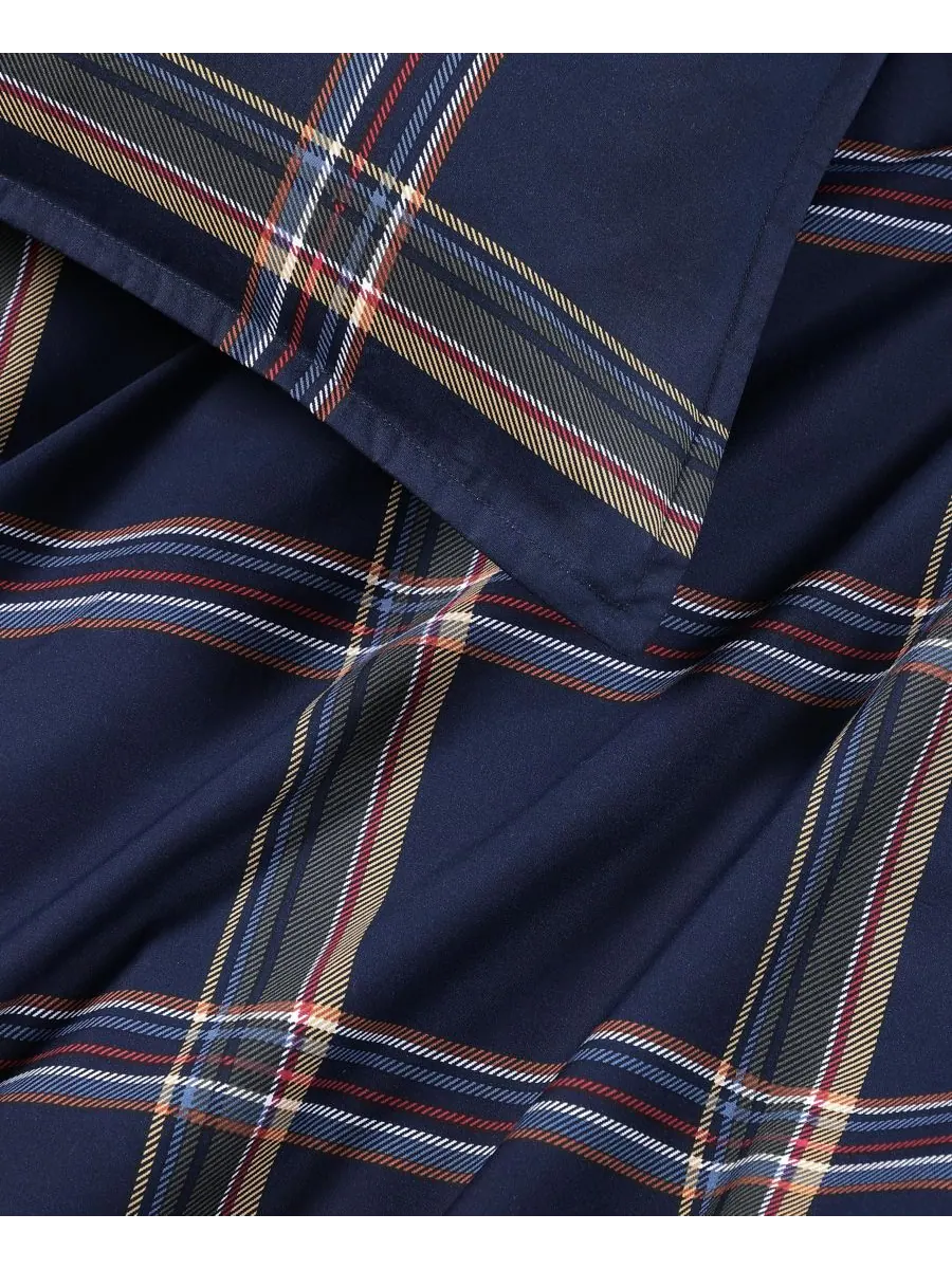 Tommy Hilfiger комплект постельного белья Beacon Plaid из хлопка размер Twin, 2 предмета — изображение 4 из 7, синий