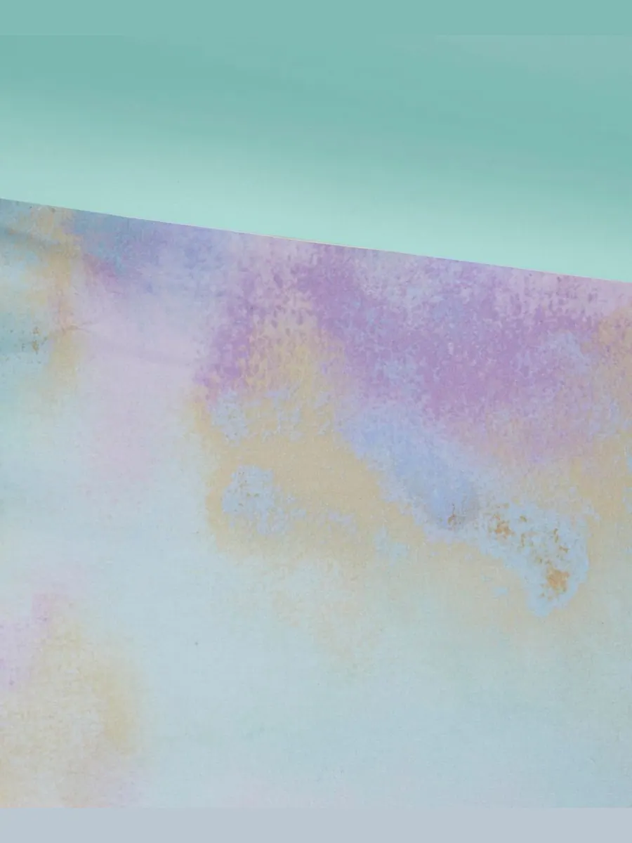 Комплект постельного белья Cassiopeia Watercolor Tie Dye, 4 предмета, размер Full/Queen Intelligent — изображение 9 из 10