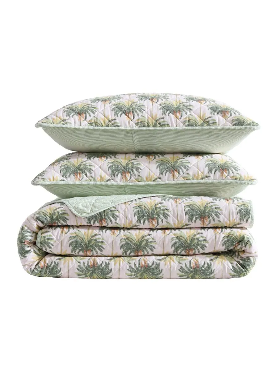 Комплект постельного белья Tommy Bahama Santiago из хлопка, двусторонний, 2 предмета, размер Twin — изображение 6 из 8
