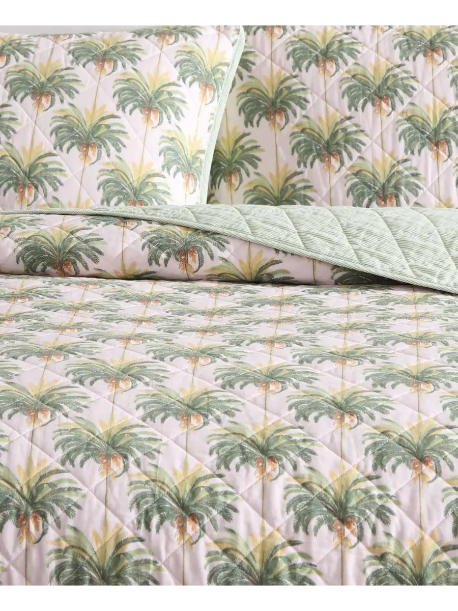 Комплект постельного белья Tommy Bahama Santiago из хлопка, двусторонний, 2 предмета, размер Twin — изображение 8 из 8
