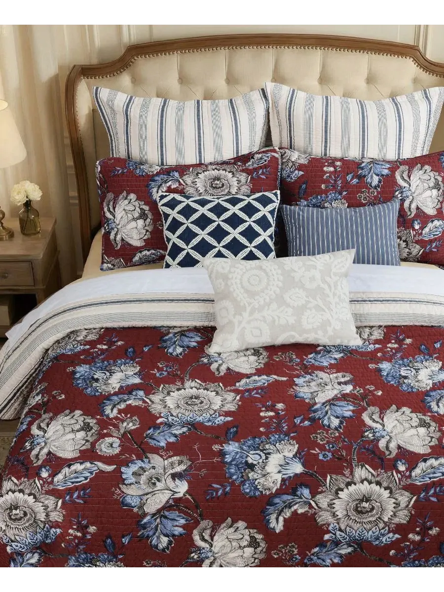 Наволочка для подушки Royce 2-Piece Sham Set, European Levtex Home — изображение 2 из 4, темно-синий