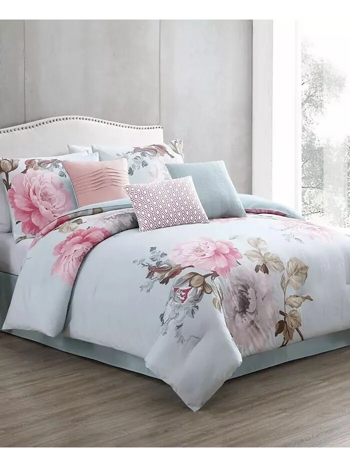 Риджли 7 шт. Комплект одеял Riverbrook Home — изображение 1 из 7, синий