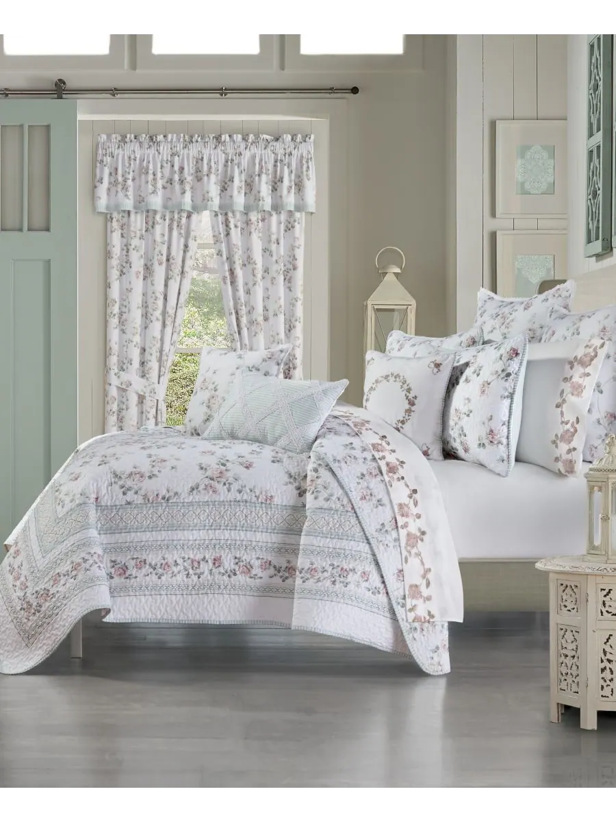 Комплект постельного белья Rialto Classic Floral из 3 предметов, размер King/California King Royal — изображение 1 из 3