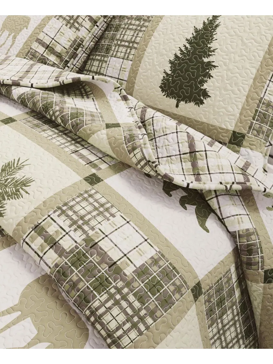 Комплект постельного белья Rustic Lodge All-Season из 3 предметов Linery & Co, Stonehurst — изображение 3 из 10