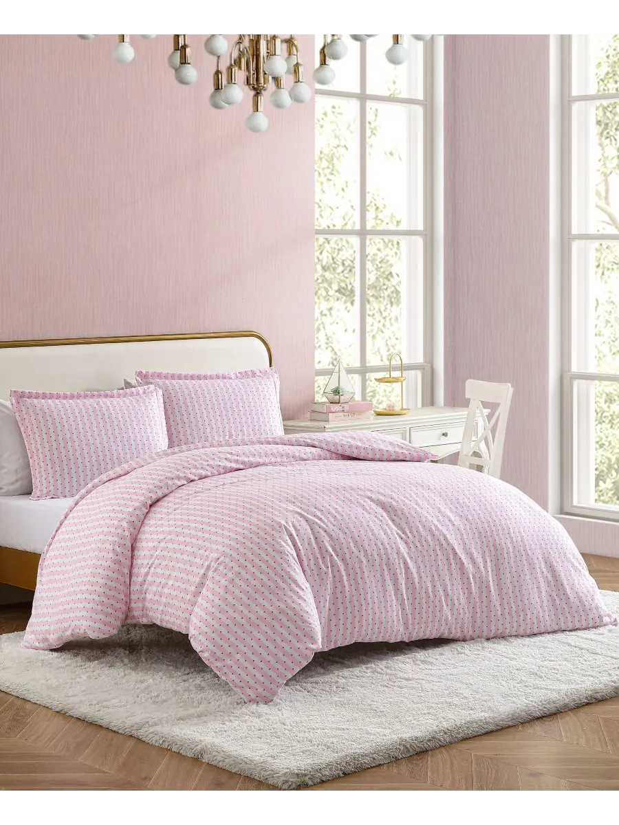 Двусторонний комплект постельного белья Wonderland Stripe, 2 предмета, размер Twin Betsey Johnson — изображение 2 из 4