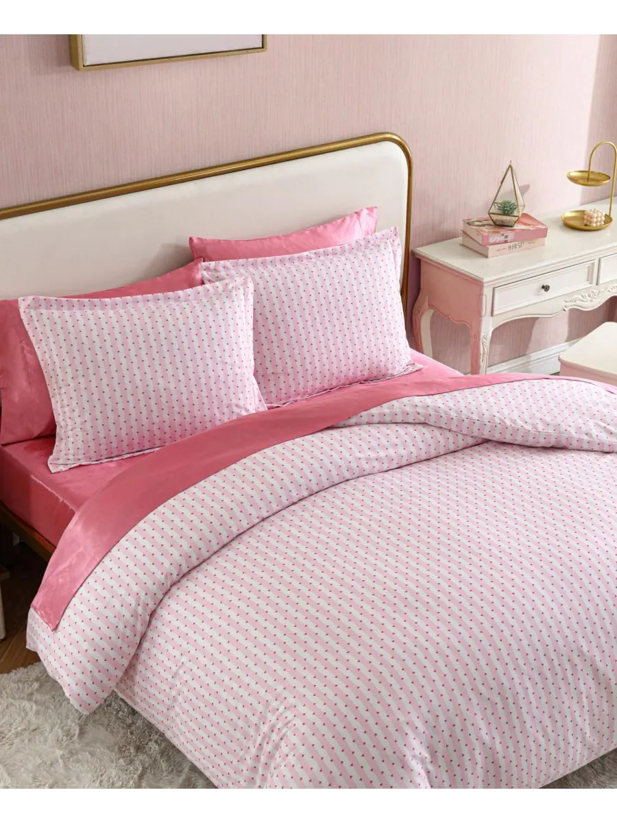 Двусторонний комплект постельного белья Wonderland Stripe, 2 предмета, размер Twin Betsey Johnson — изображение 3 из 4