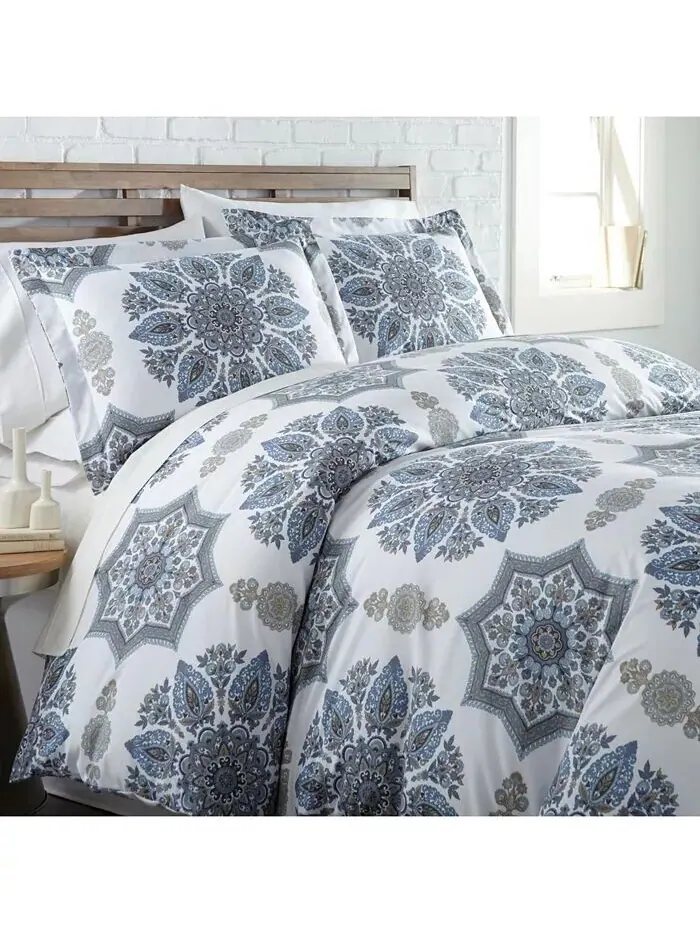 Двусторонний комплект пододеяльников Infinity Southshore Fine Linens — изображение 3 из 6, серый