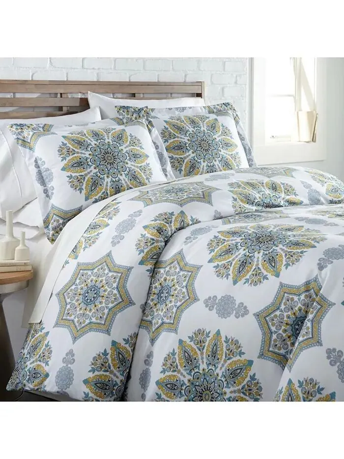 Двусторонний комплект пододеяльников Infinity Southshore Fine Linens — изображение 5 из 6, серый