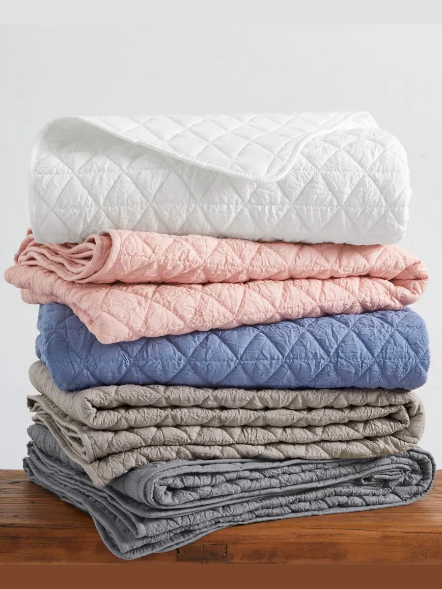 Двустороннее стеганое покрывало Homthreads Rowan, 50 x 60 дюймов Levtex