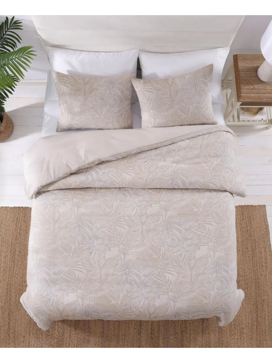 Комплект постельного белья Tommy Bahama Jungle Palms из хлопка, 3 предмета, размер Full/Queen Tommy — изображение 3 из 10