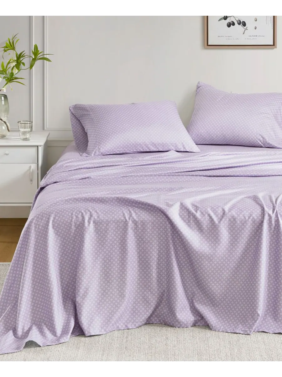 Комплект постельного белья Luna Floral, 5 предметов, размер Twin Madison Park Essentials — изображение 5 из 10, тауп