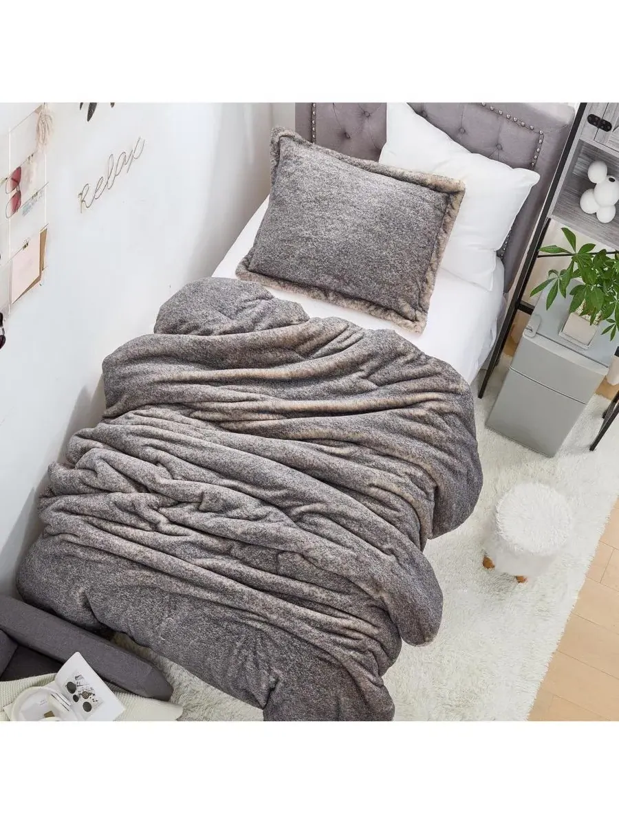 Комплект постельного белья Polar Wolf - Coma Inducer Oversized Twin Comfort Set - Gray Brown — изображение 2 из 4