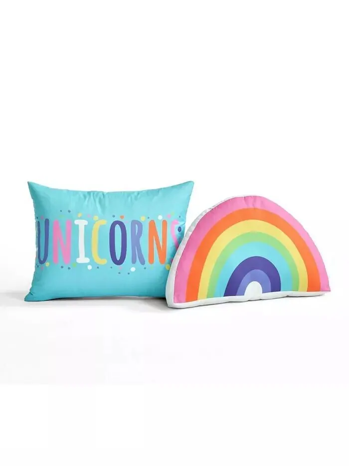 Коллекция постельного белья Lush Decor Unicorn Heart Lush Décor — изображение 3 из 8, белый мульти
