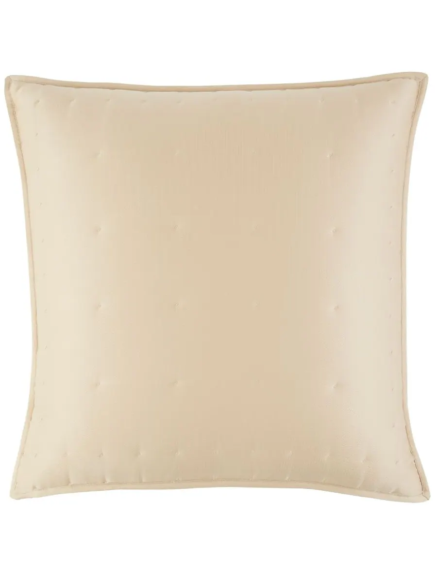 Шелковая наволочка с фактурой под молоток, европейский стиль Donna Karan Home, Gold, European Sham