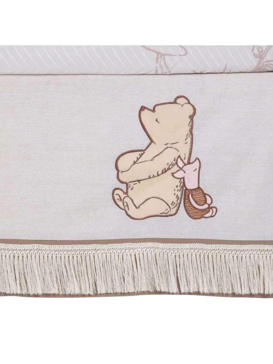 Комплект постельного белья для детской кроватки Disney Baby Pooh Bear & Pals из хлопка, 3 предмета — изображение 5 из 9